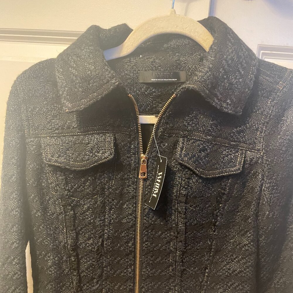 NWT White House Black Market Moto Style Jacket XXS